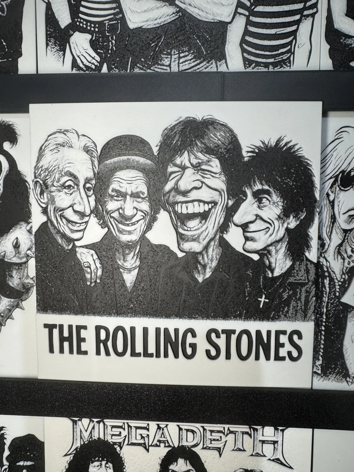 Hue Forge Karikatur Rolling Stones