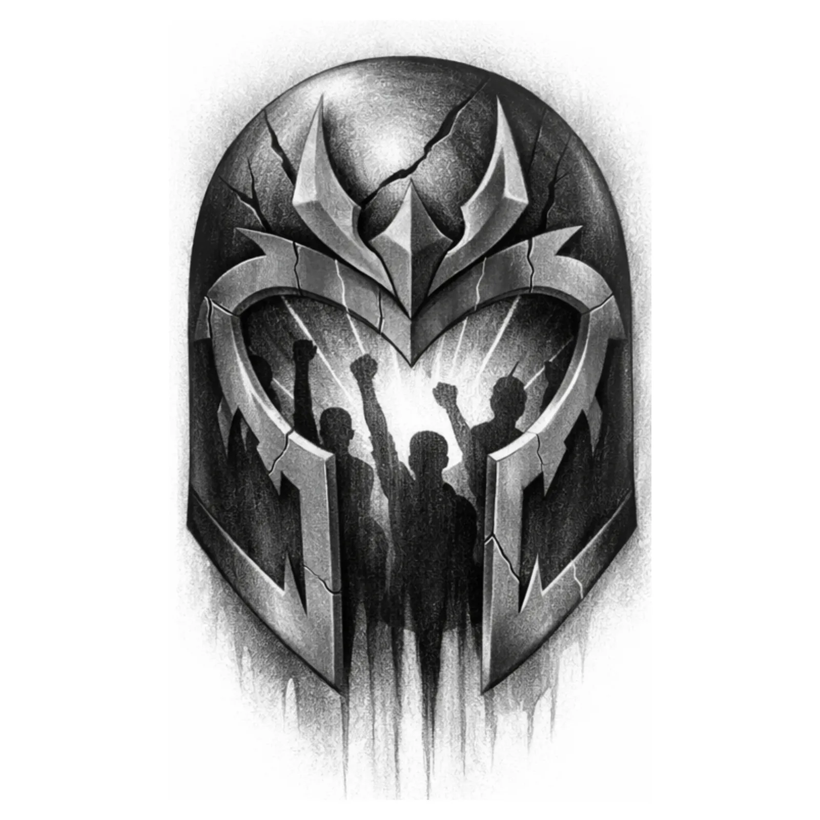 Forged in Resistance (Magneto Helmet Hue Forge)