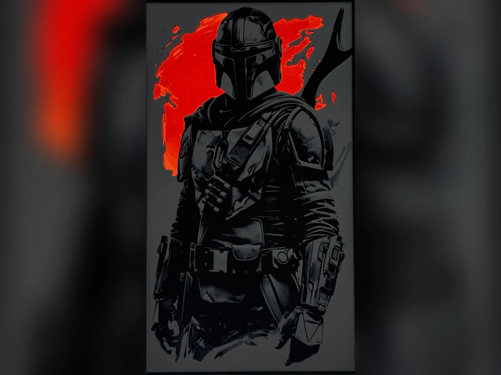 The Mandalorian HueForge Print