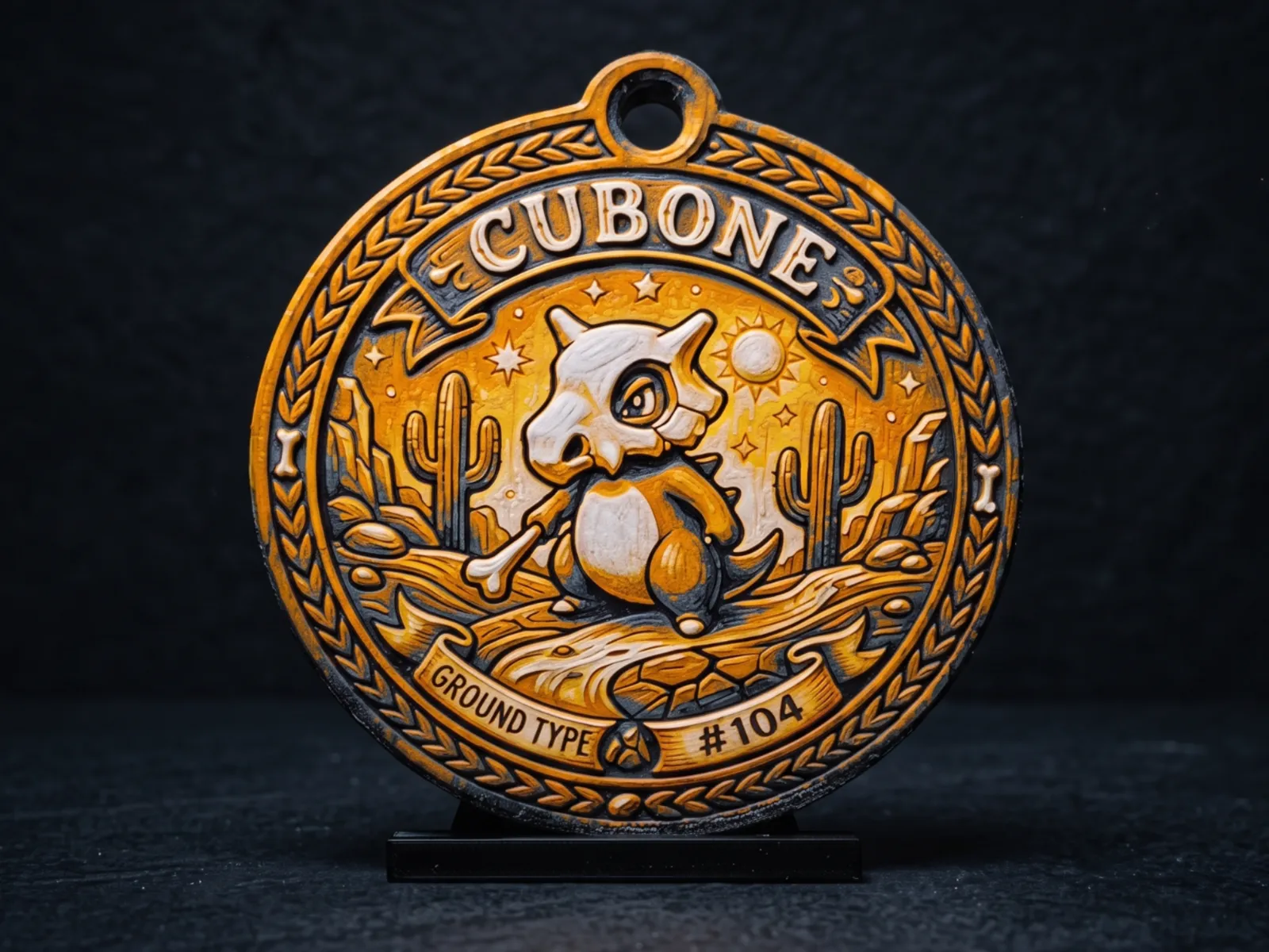 Pokemon - Cubone Medallion - 5 Colour