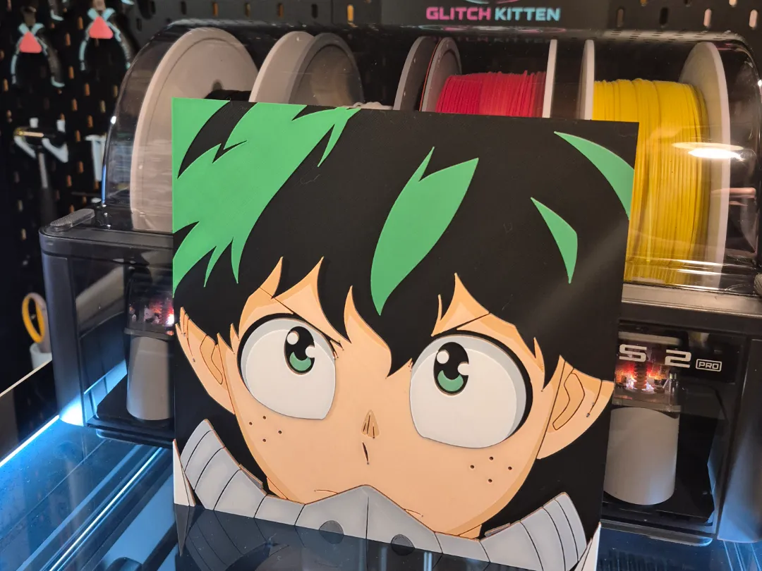 My Hero Academia - Deku Closeup MHA Hueforge