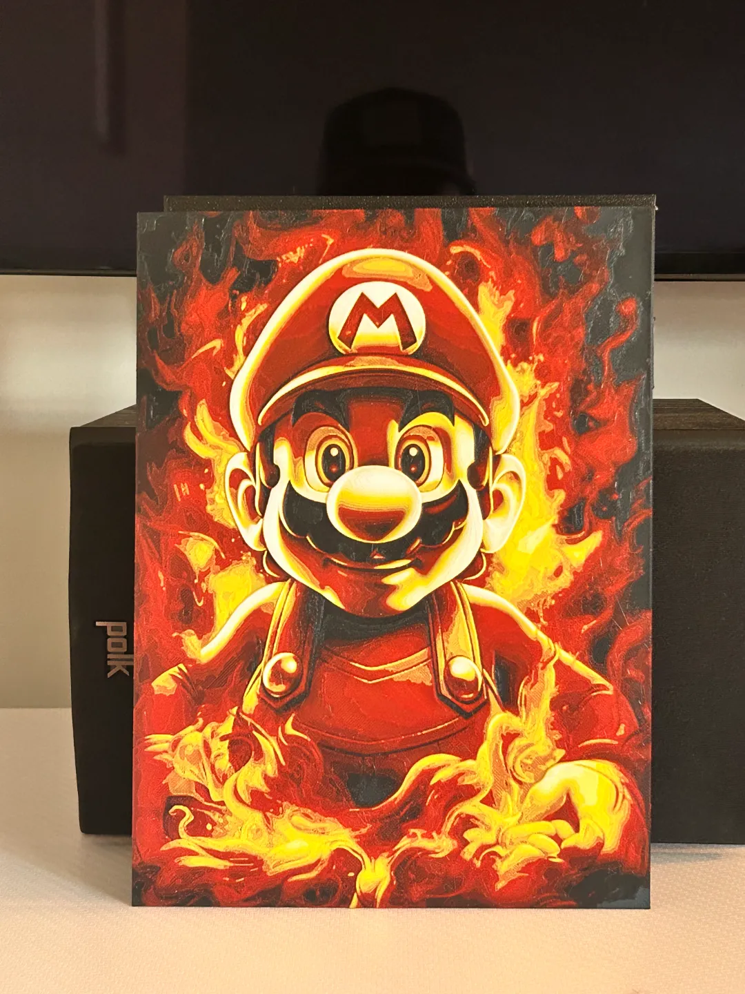 Mario Fire HueForge