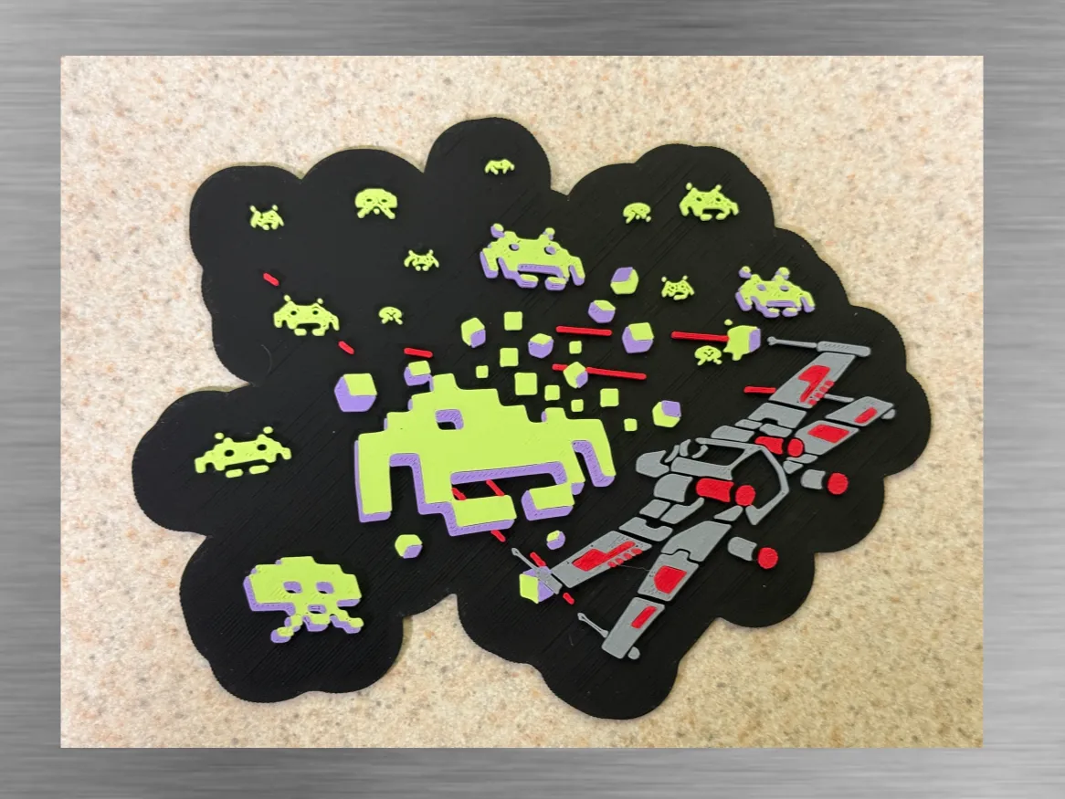 Space Invaders Art Remix