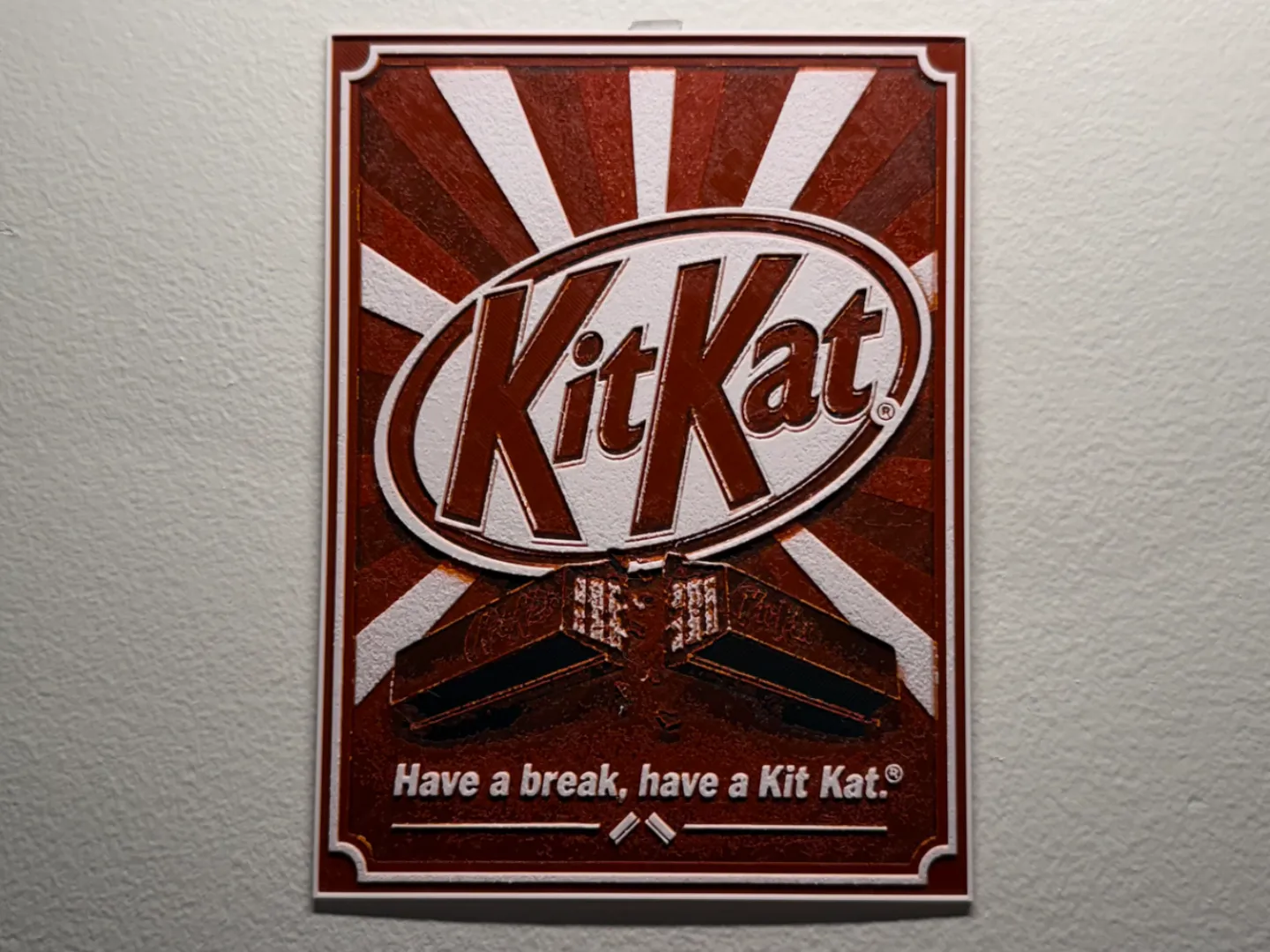KitKat Poster Style HueForge
