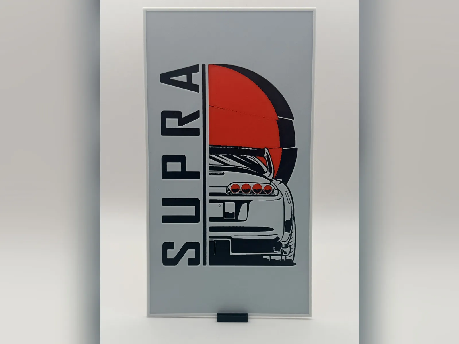 Supra Japan Backlit HueForge Print