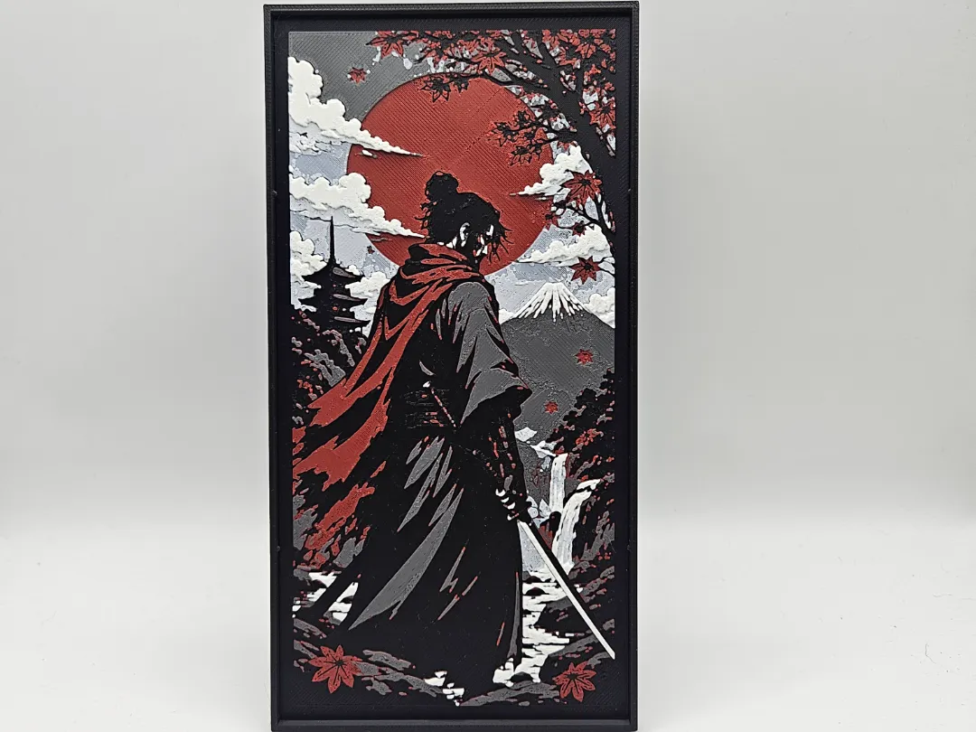 Crimson Ronin – Samurai HueForge | Series #1