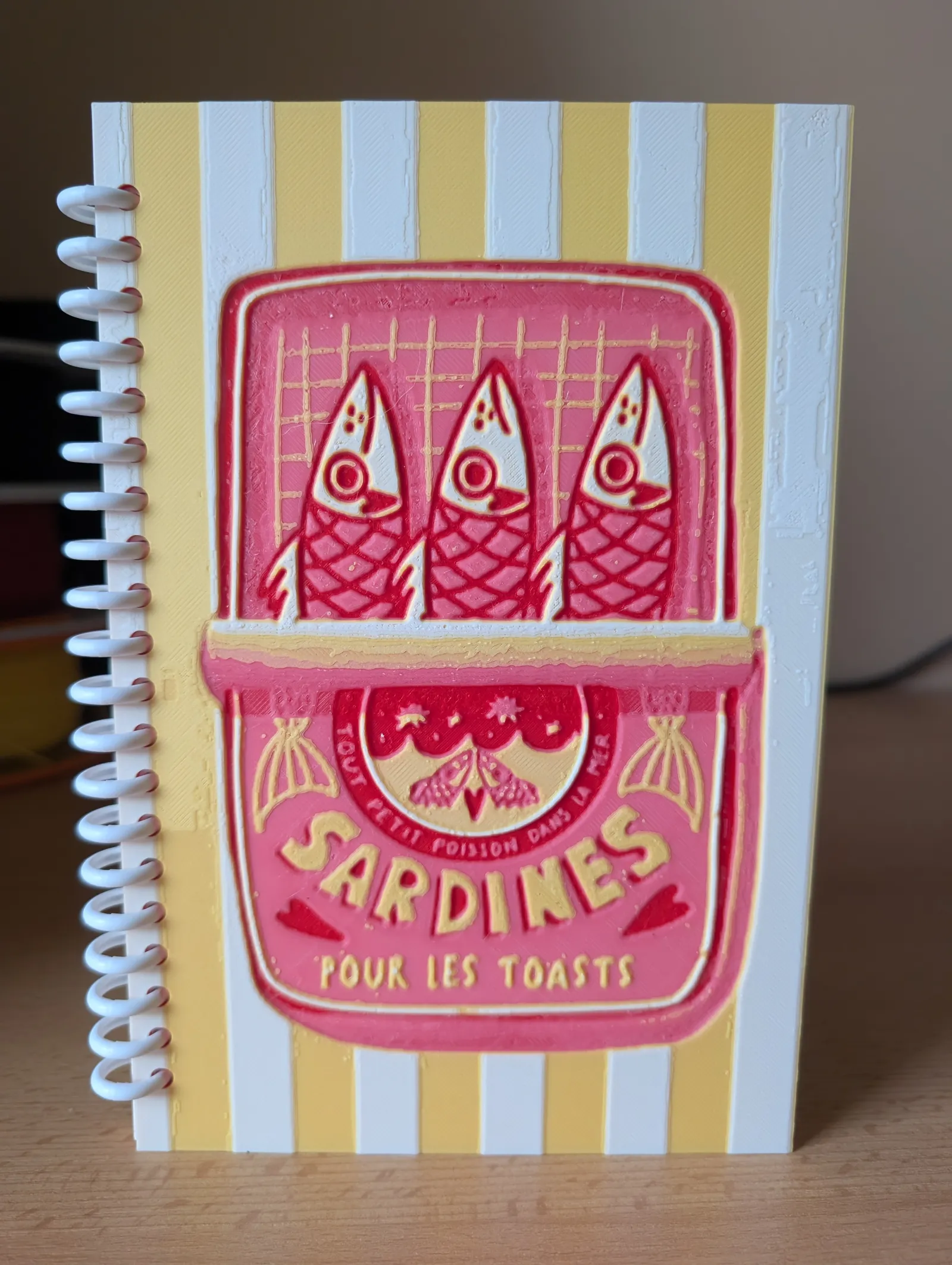 Sardines in can notebook cover