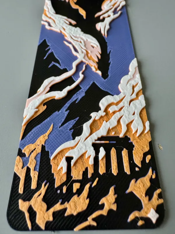 The Ballad of Falling Dragon inspired bookmark