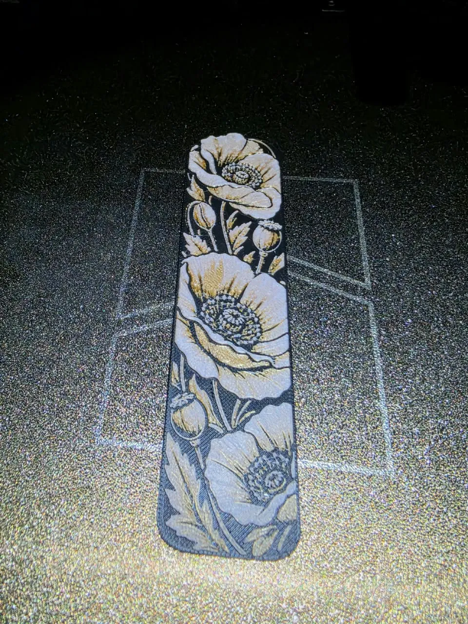 Botanical Poppies – HueForge Bookmark