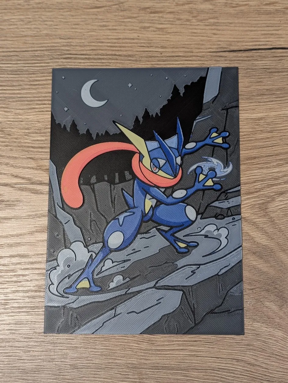 Greninja Hueforge & Frame