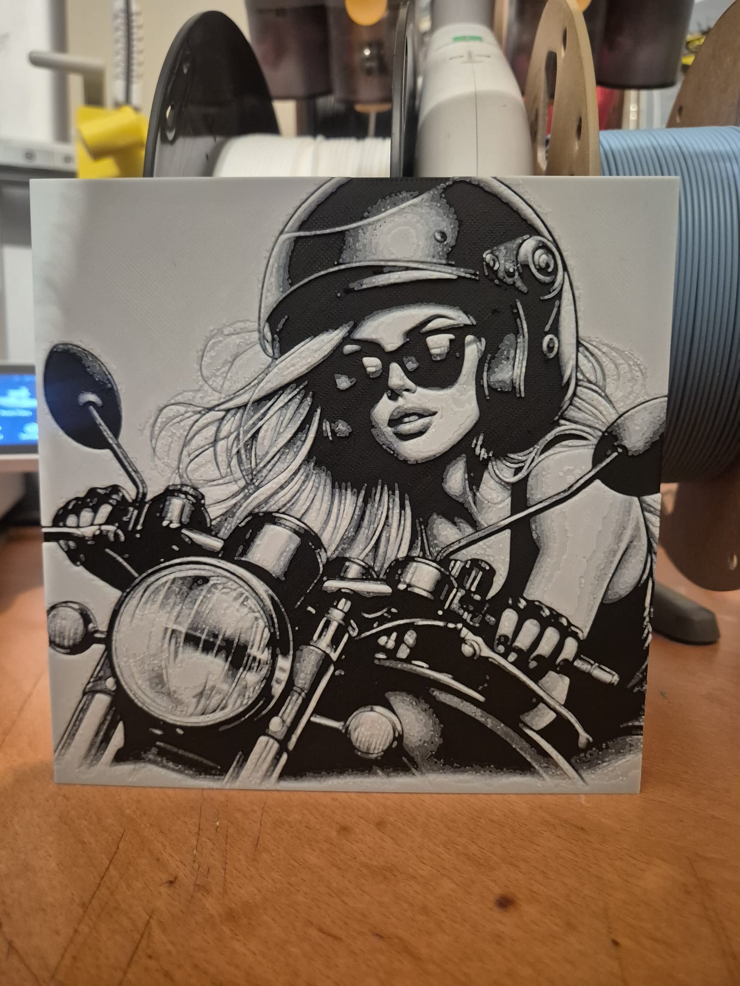 beauty and the bike hueforge