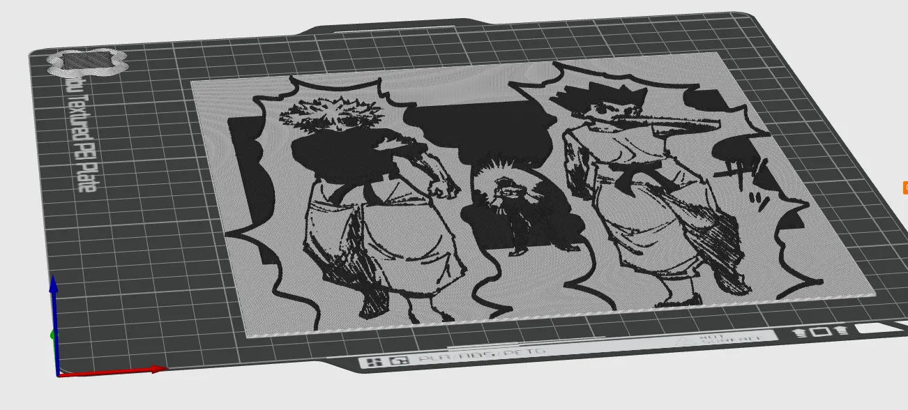 Gon & Killua - 3D Manga Panel Relief