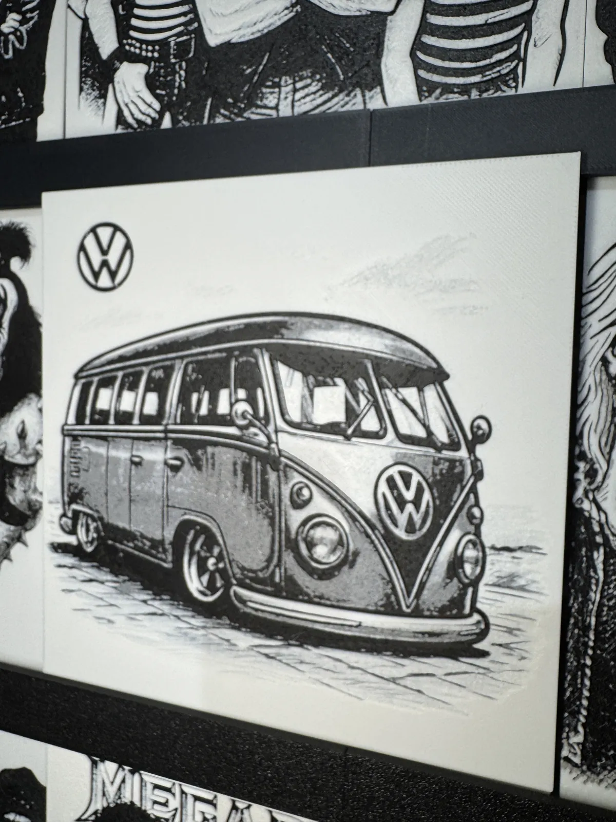 Hue Forge Karikatur VW Bulli T1