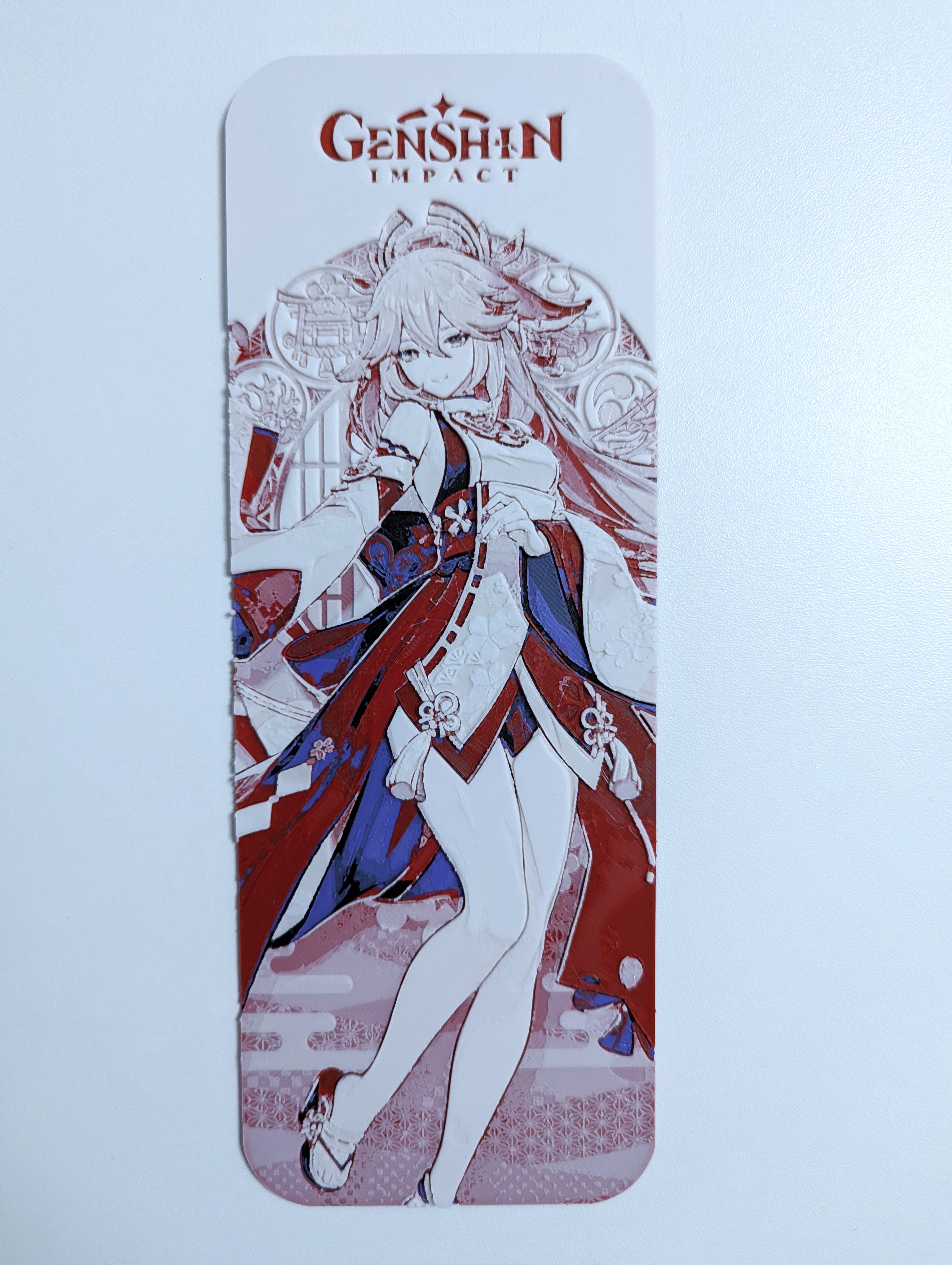 Yae Miko Charactercard Genshin Impact HueForge