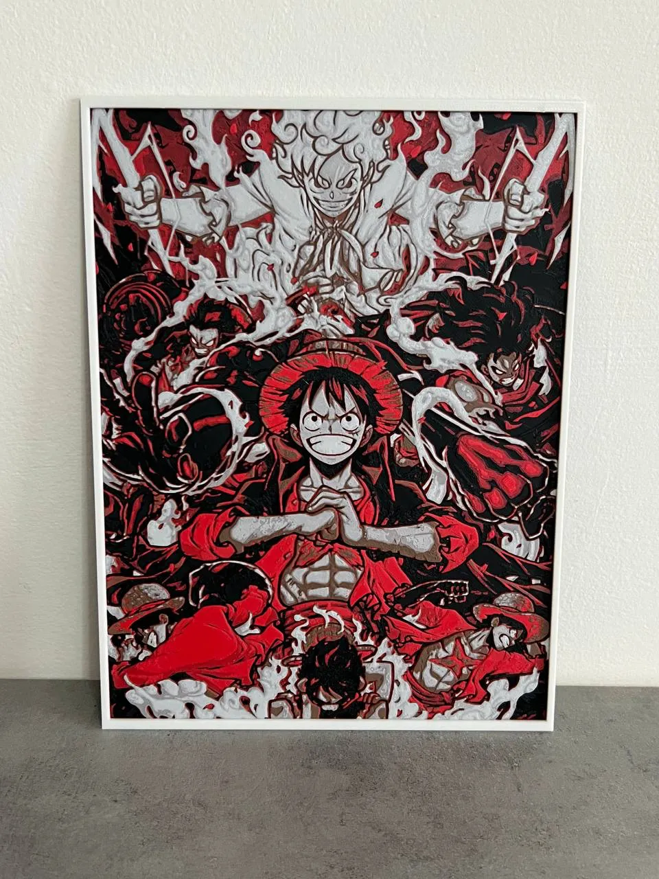 Luffy evolution hue forge One Piece