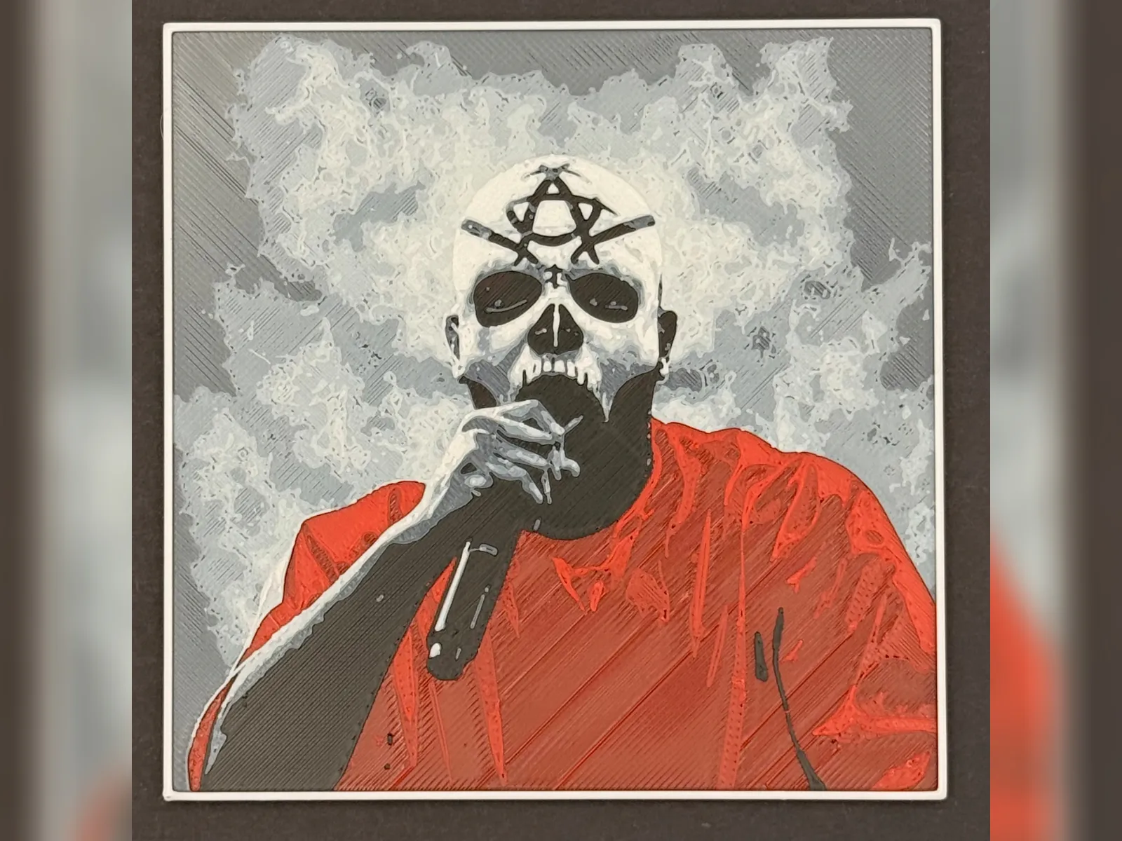 Tech N9ne Skull Face HueForge Print
