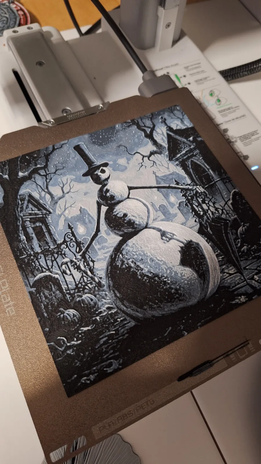 Jack Skellington Snowman - Filament Painting
