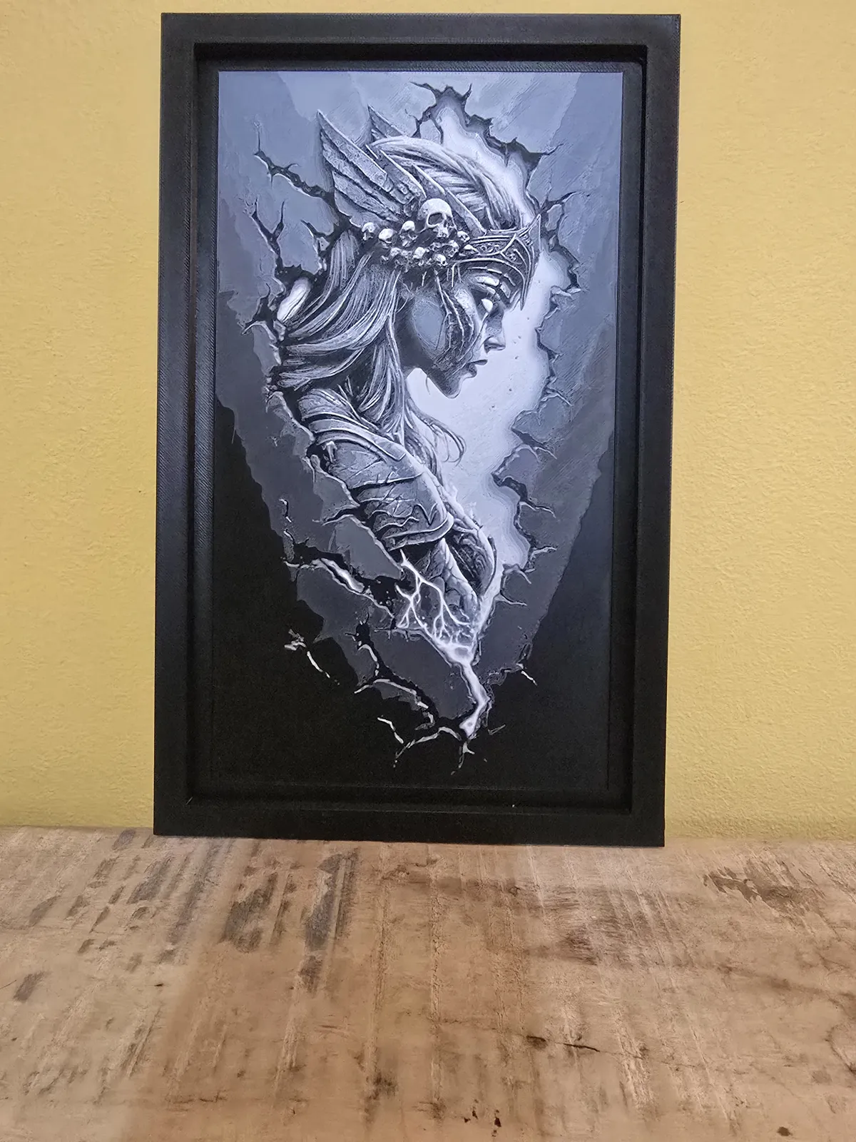 Valkyrie Warrior Wall Art & Frame Set