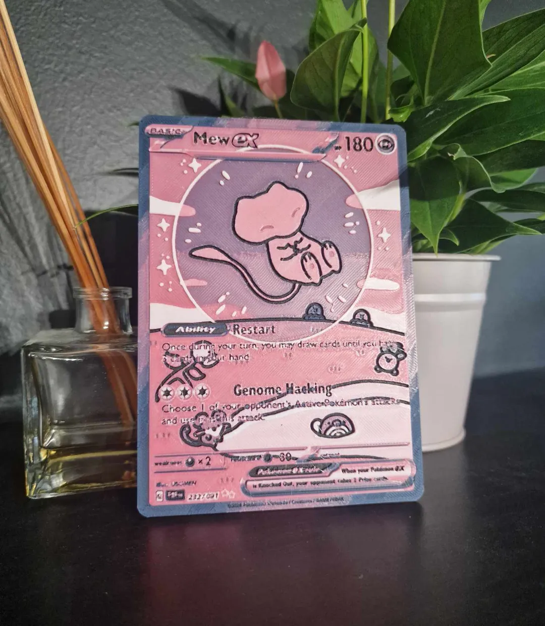 Mew EX Pokemon Card - Floating Mew - Hueforge