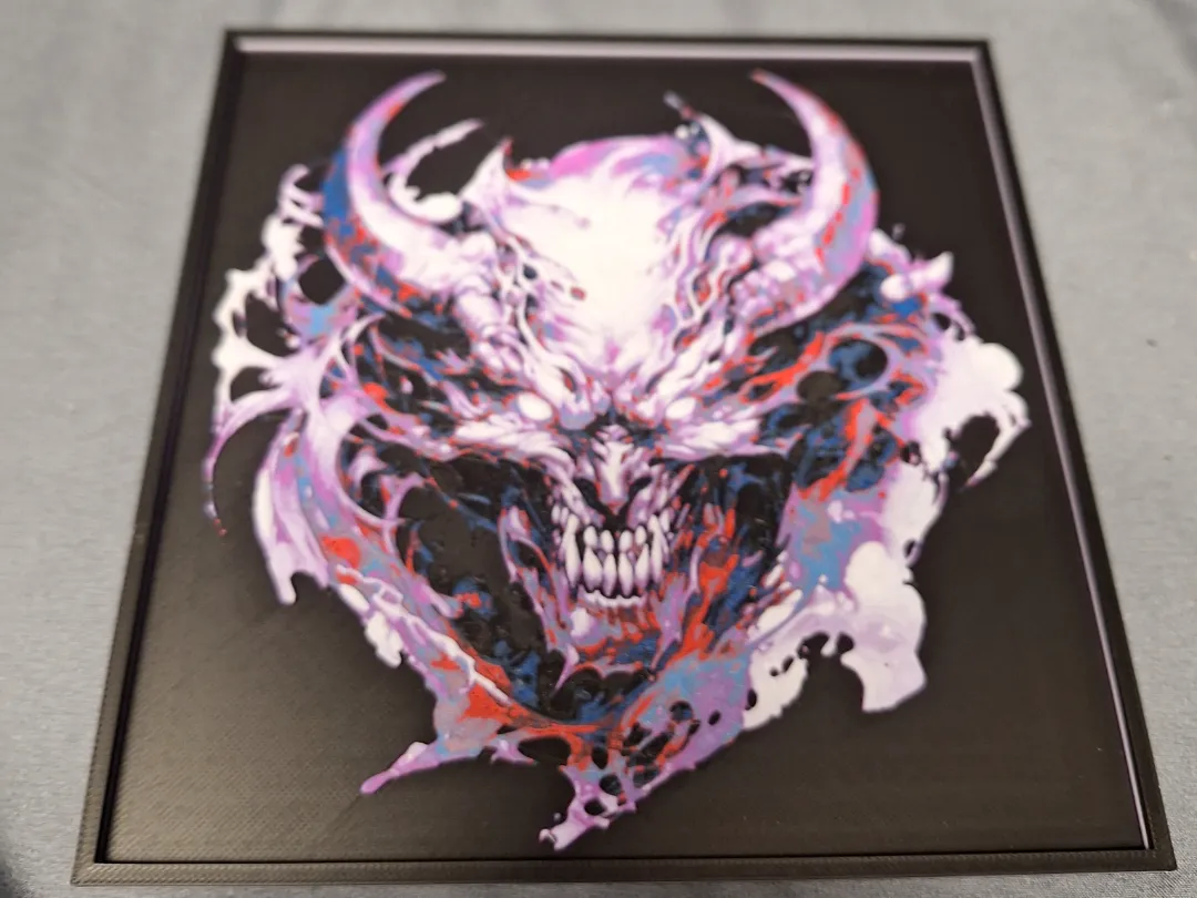 Demon Head Hue Forge