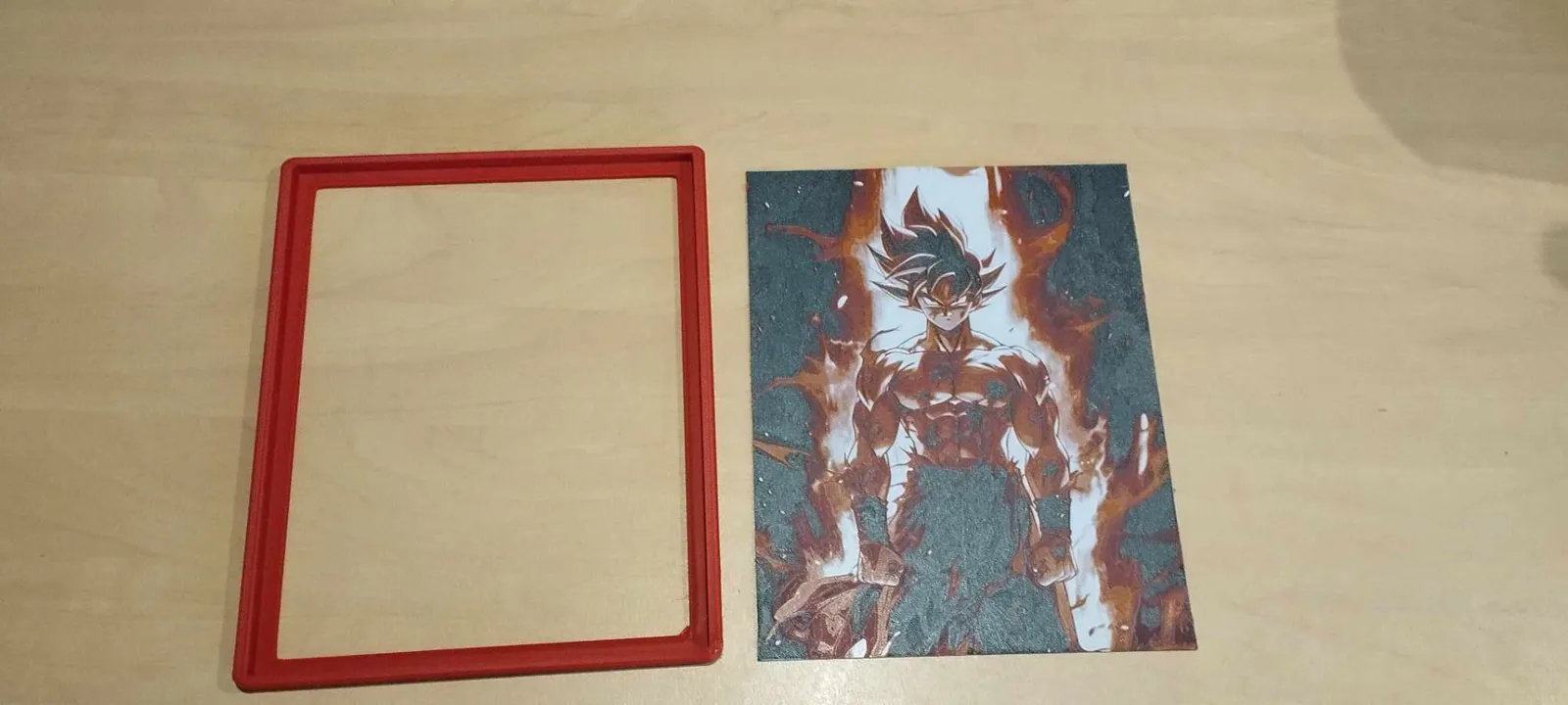 Frame for Goku portrait - Hueforge