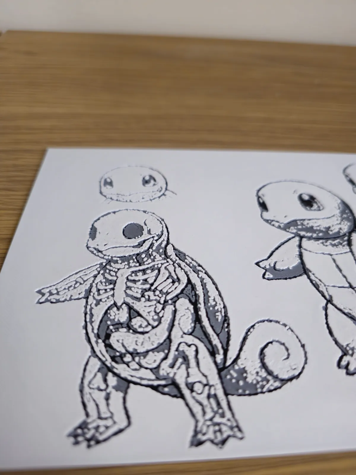 Squirtle field sketch (Kromacut)