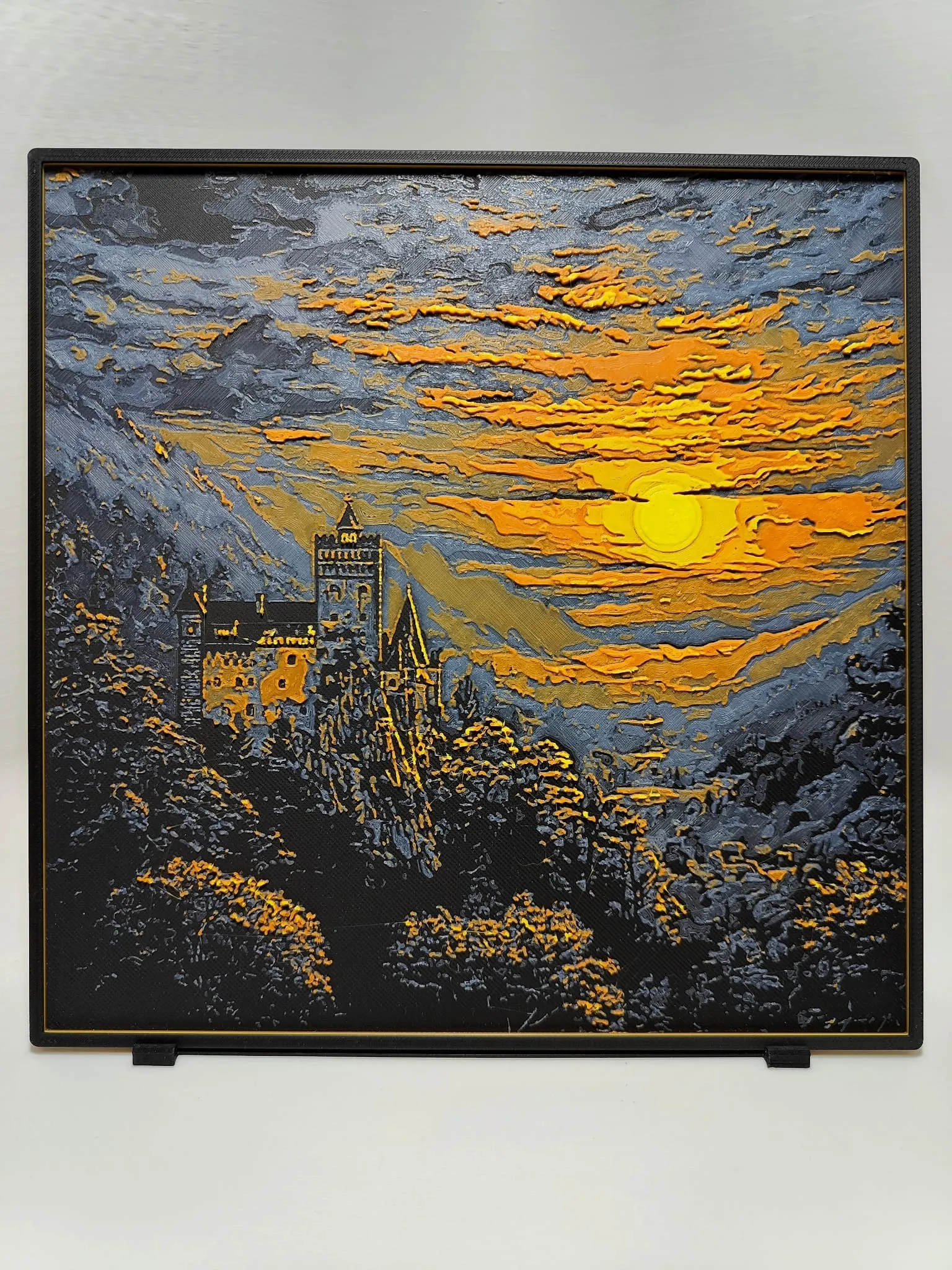 Bran Castle Sunset - Hueforge