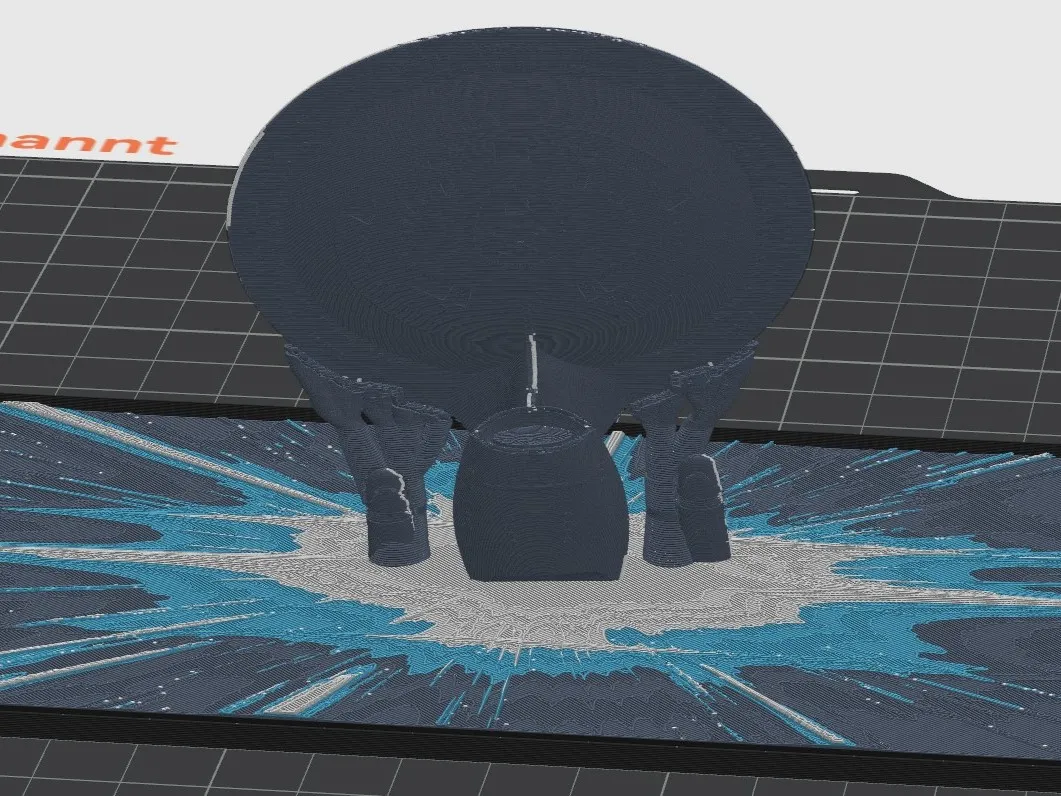 Enterprise TNG - HueForge Hybrid Print