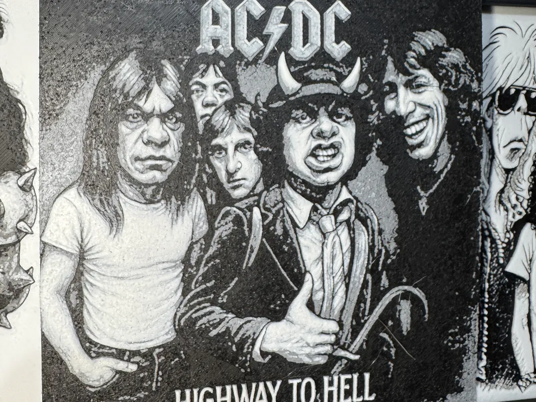 Hue Forge Karikatur AC/DC - Highway to Hell