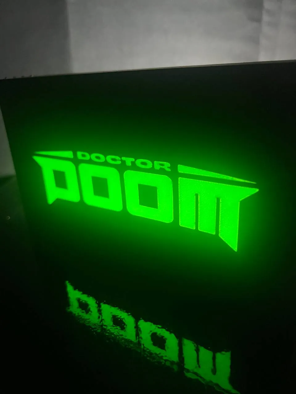 Dr. Doom LightBox - Dottor Doom Light Box Scritta