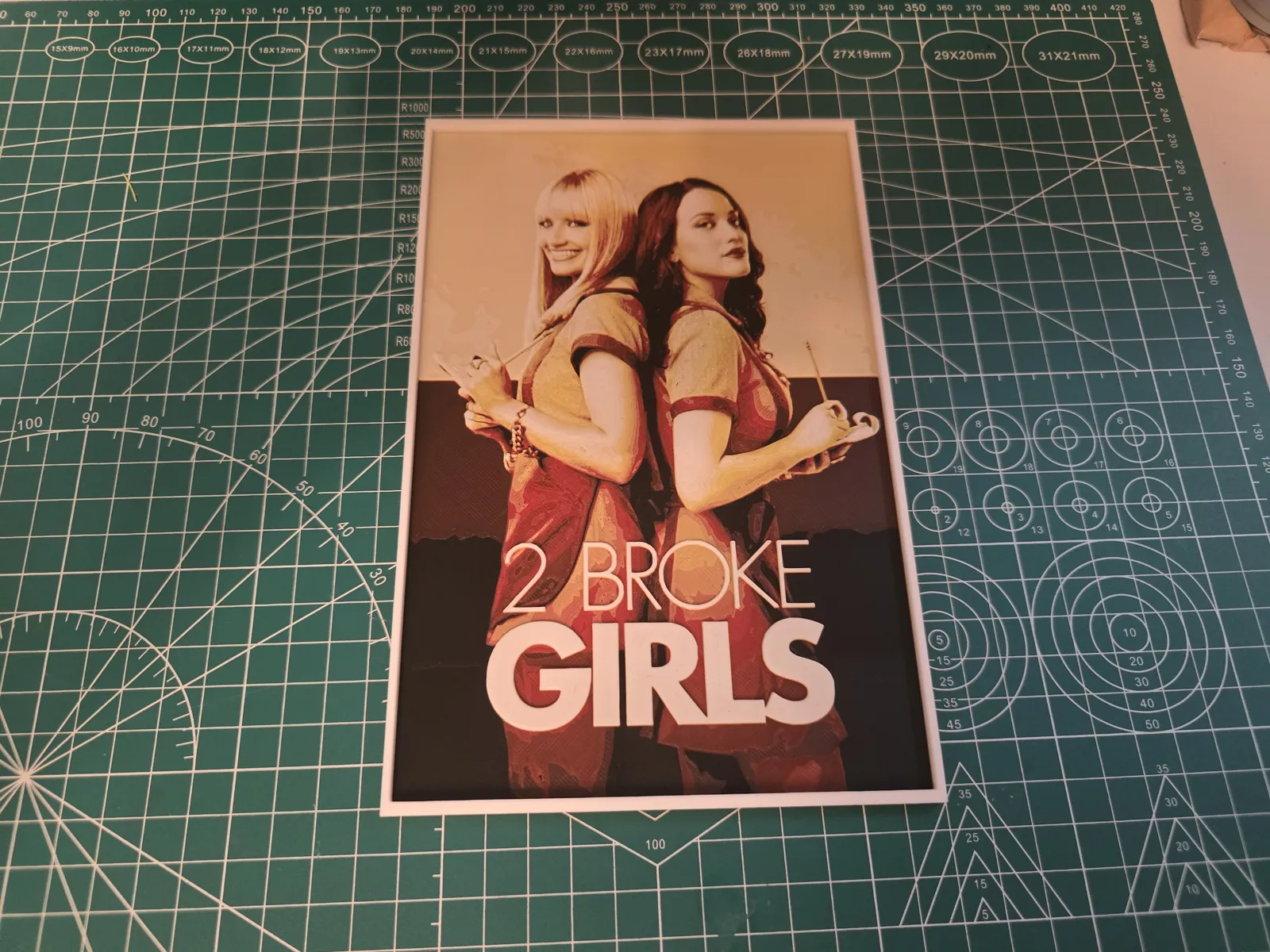 2 Broke Girls Show Poster - Hueforge Art