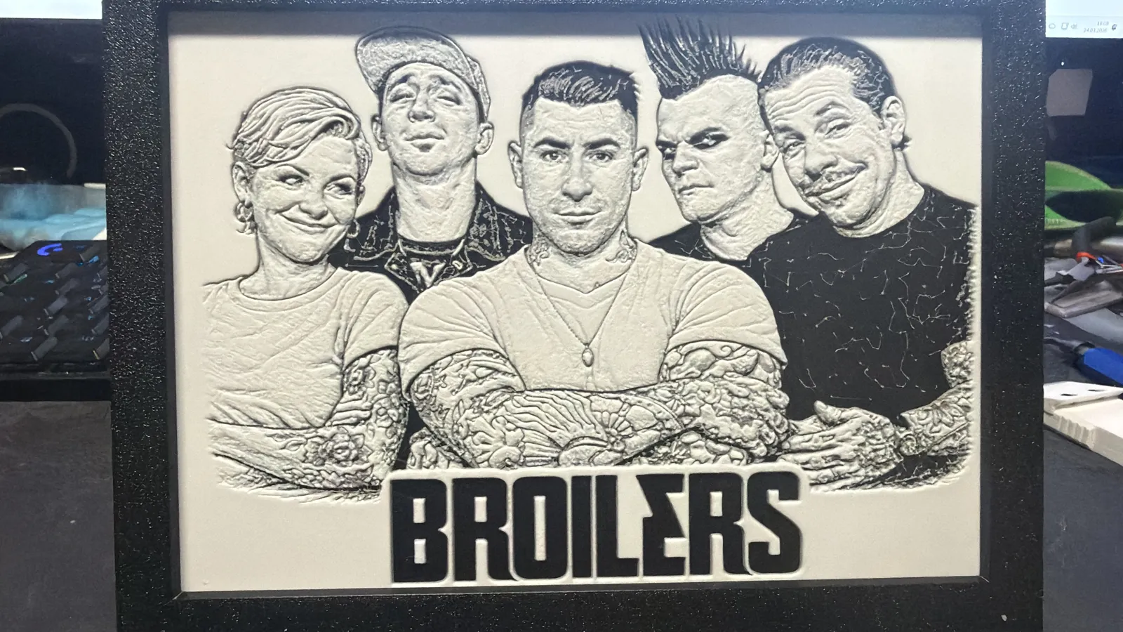 Broilers HueForge Karikatur