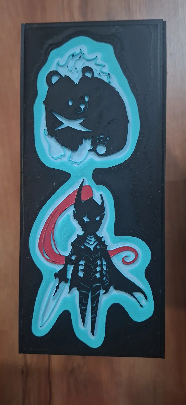 Solo Leveling Chibis Hueforge für Schuber Rücken