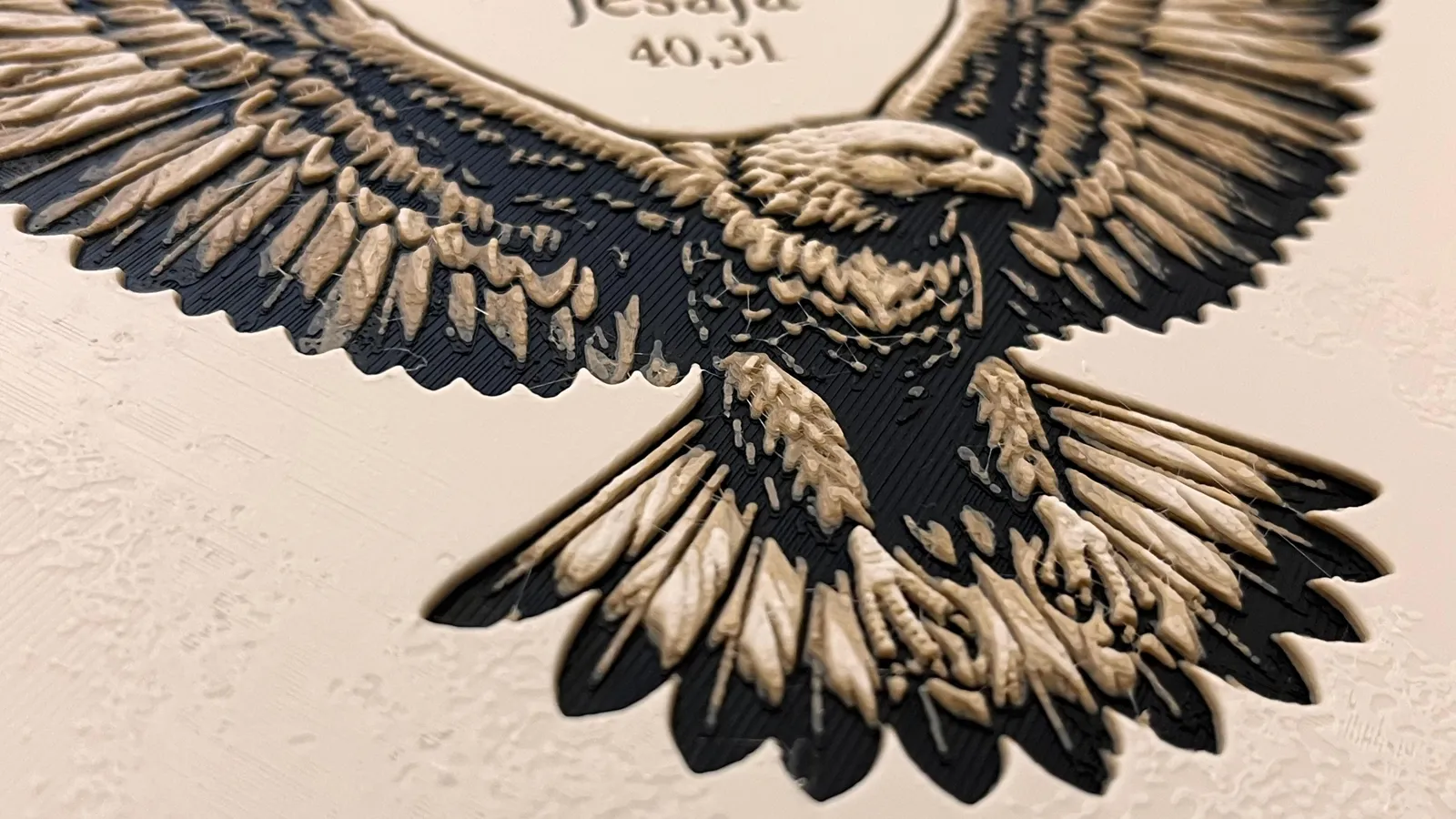 Isaiah 40:31 Bible Verse - HueForge Art (DE & EN)