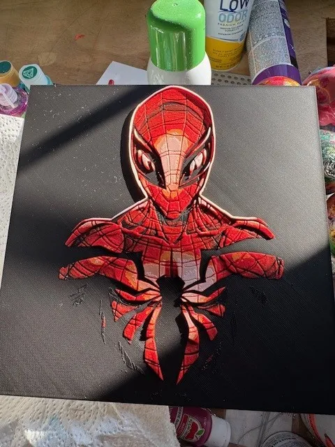 Spiderman Out of the Shadow