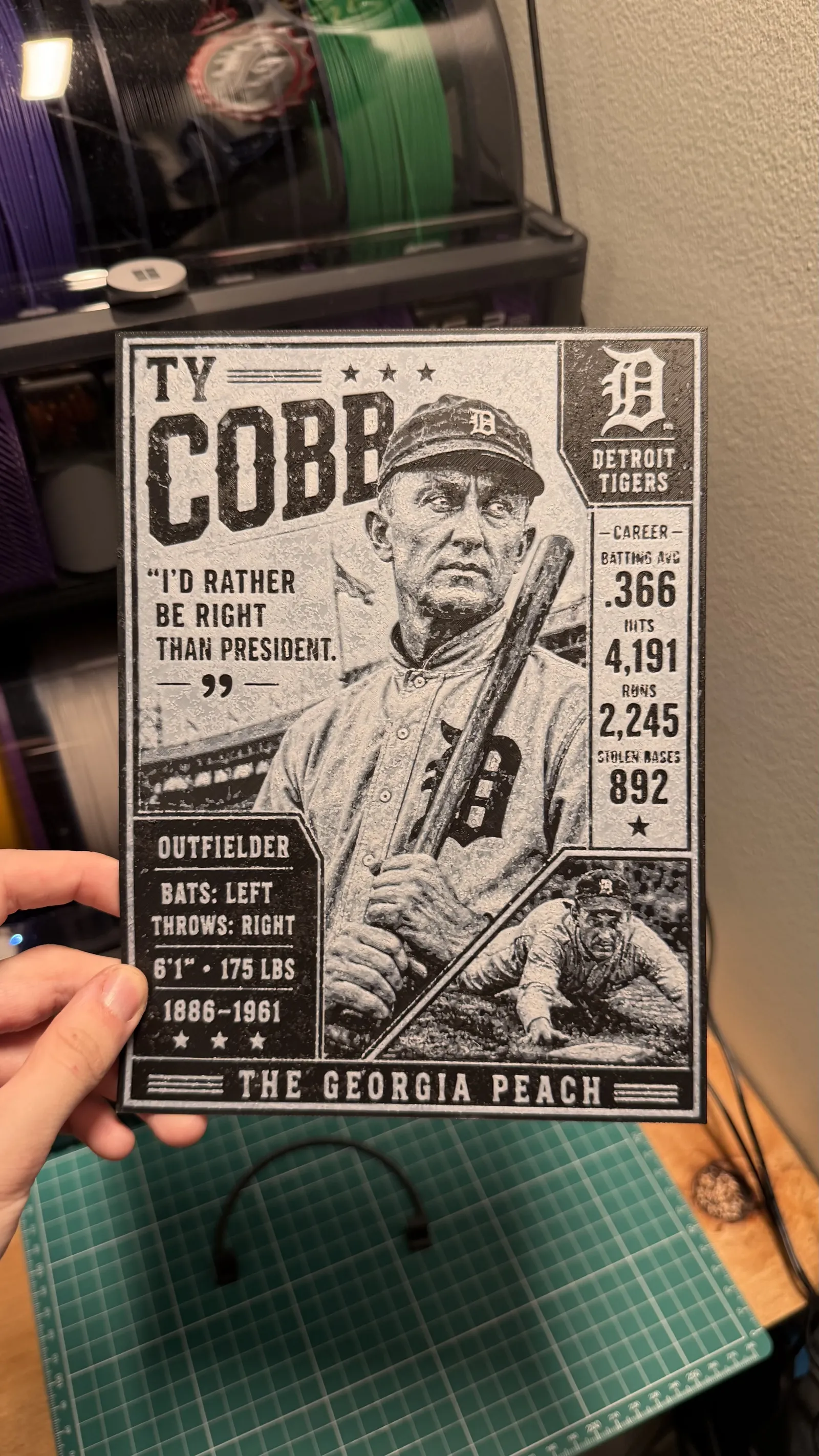 Ty Cobb Vintage Baseball Card
