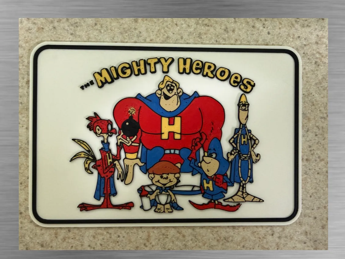 Retro Cartoons-The Mighty Hero's