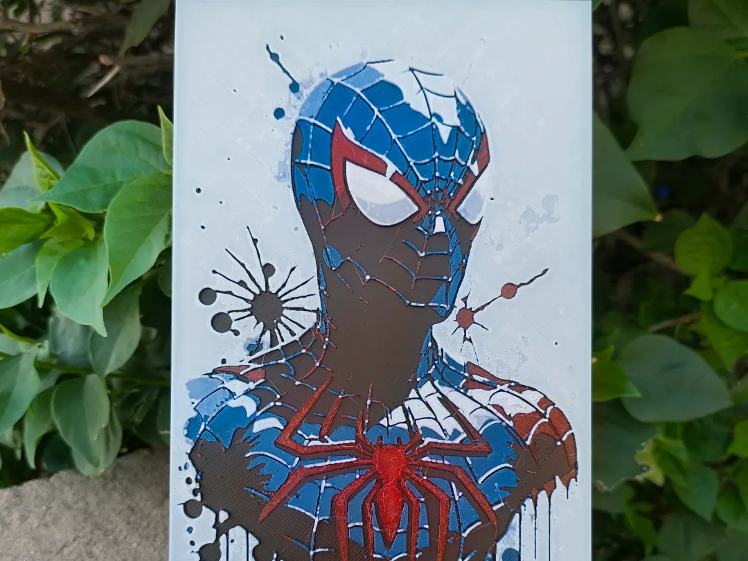 Spiderman Modern Splash Art Hue Forge