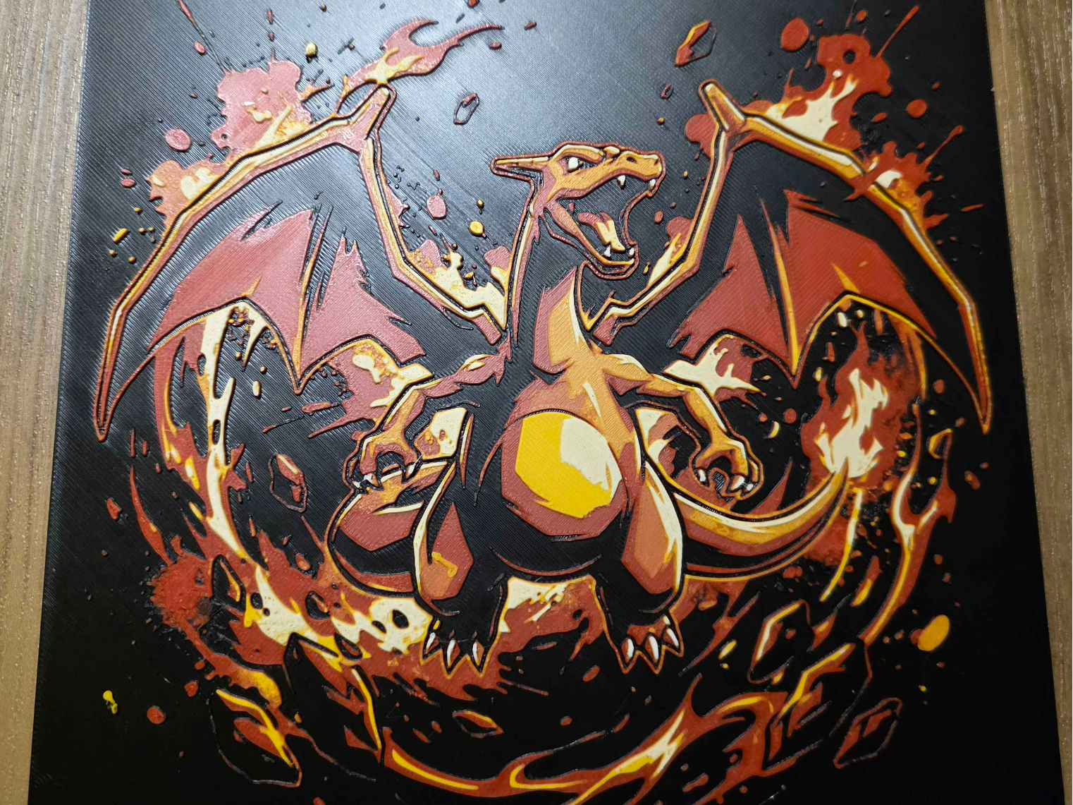Charizard Flamethrower - HueForge