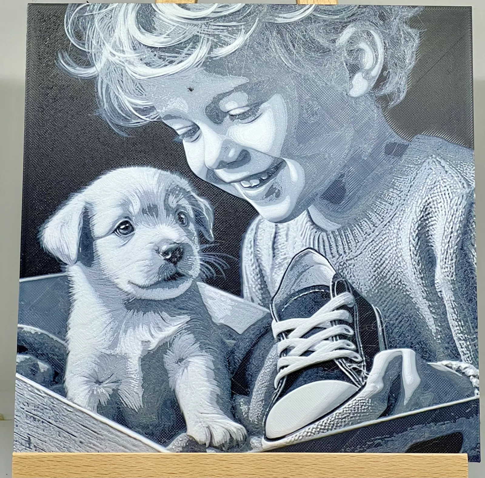 A boy and his puppy #2