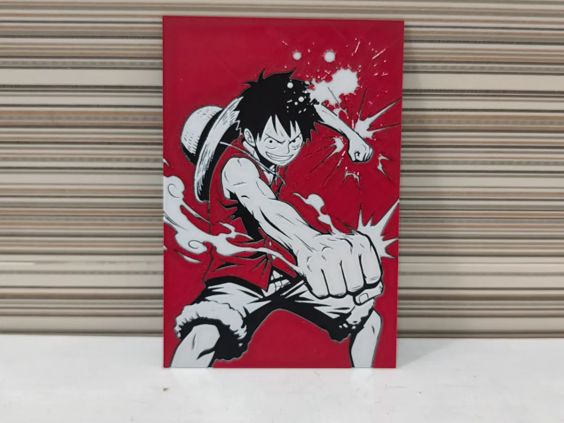 Hueforge Luffy con su puño