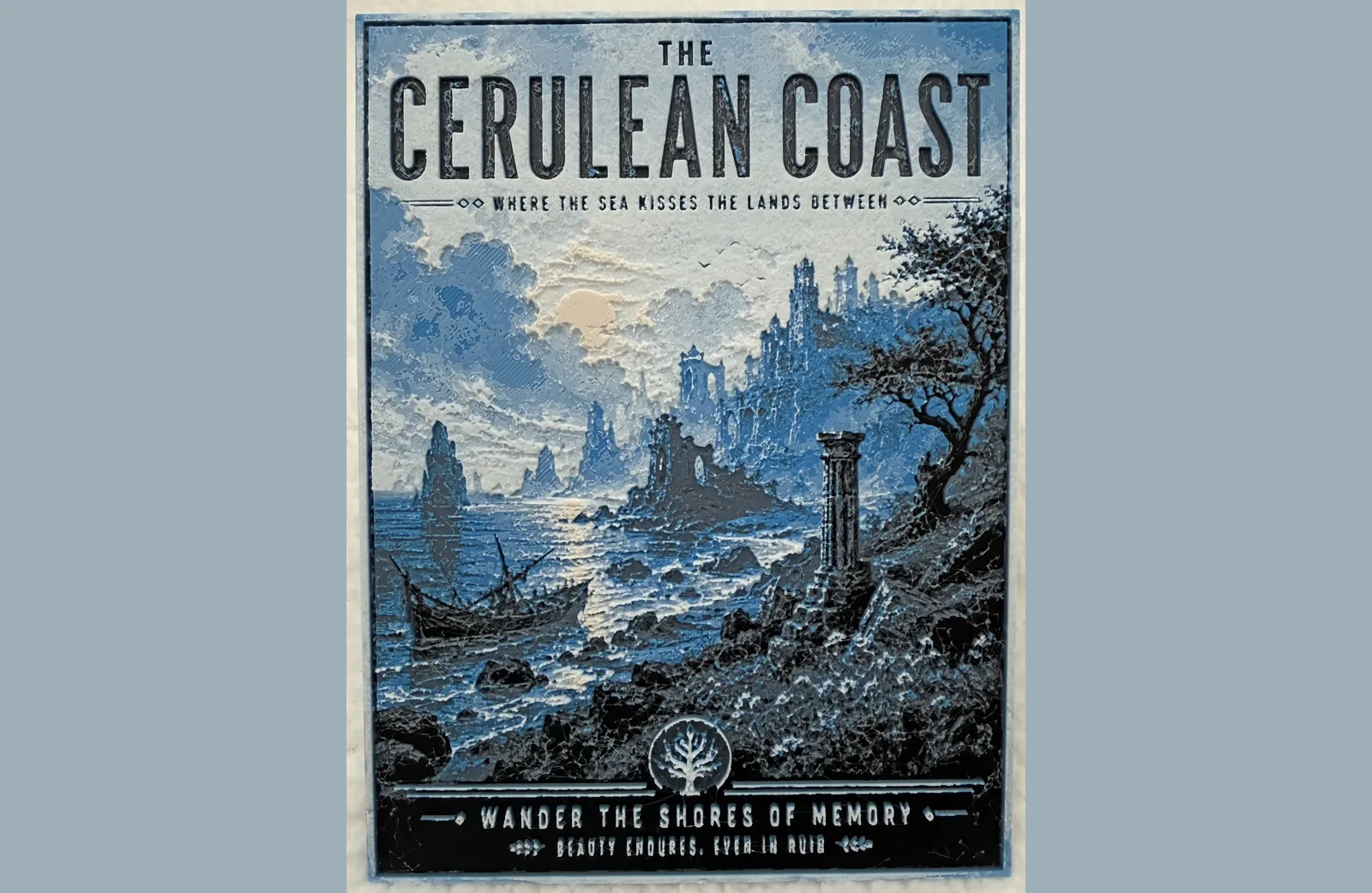 Elden Ring Cerulean Coast Travel Poster