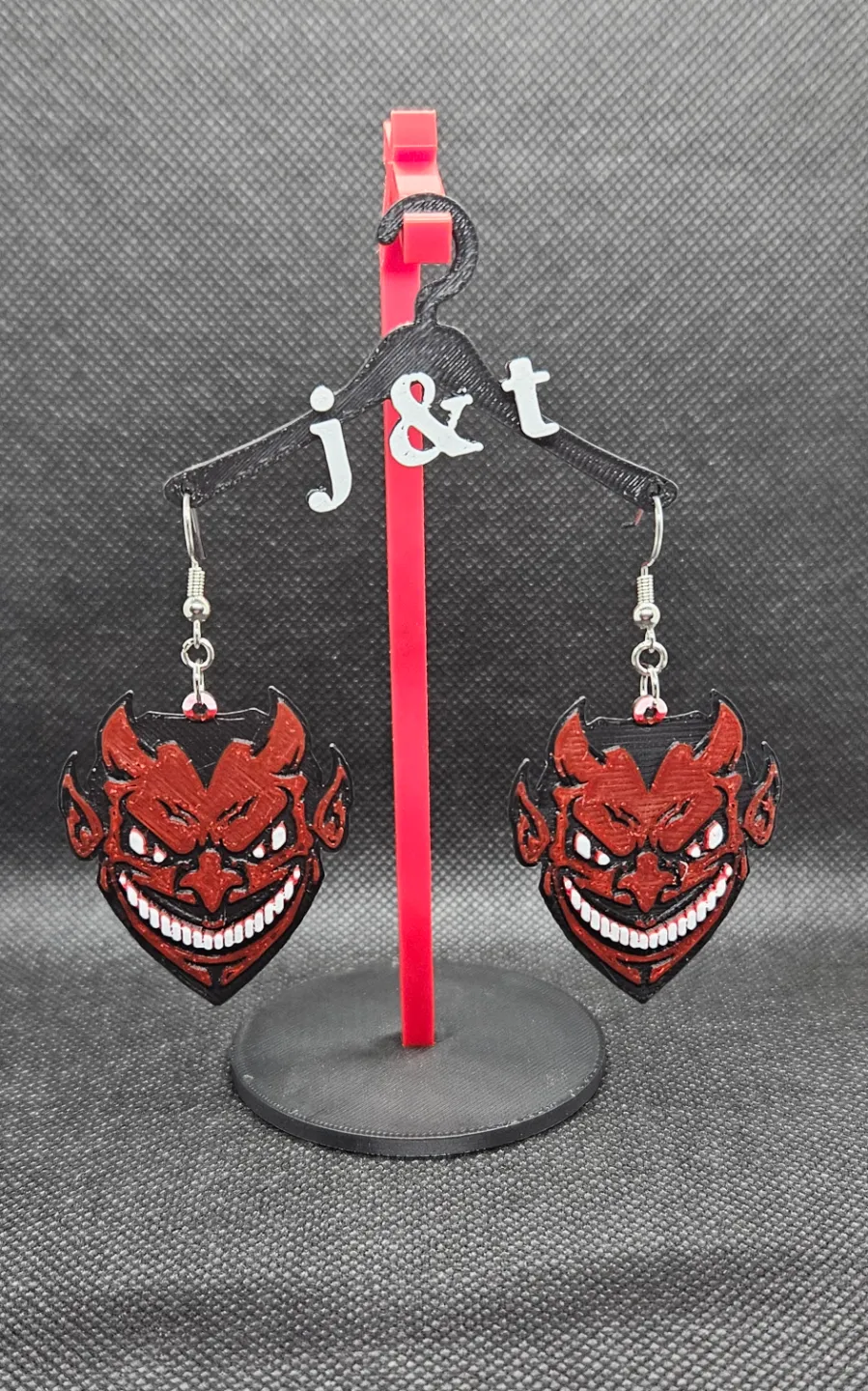 Devilish earrings - hue forge