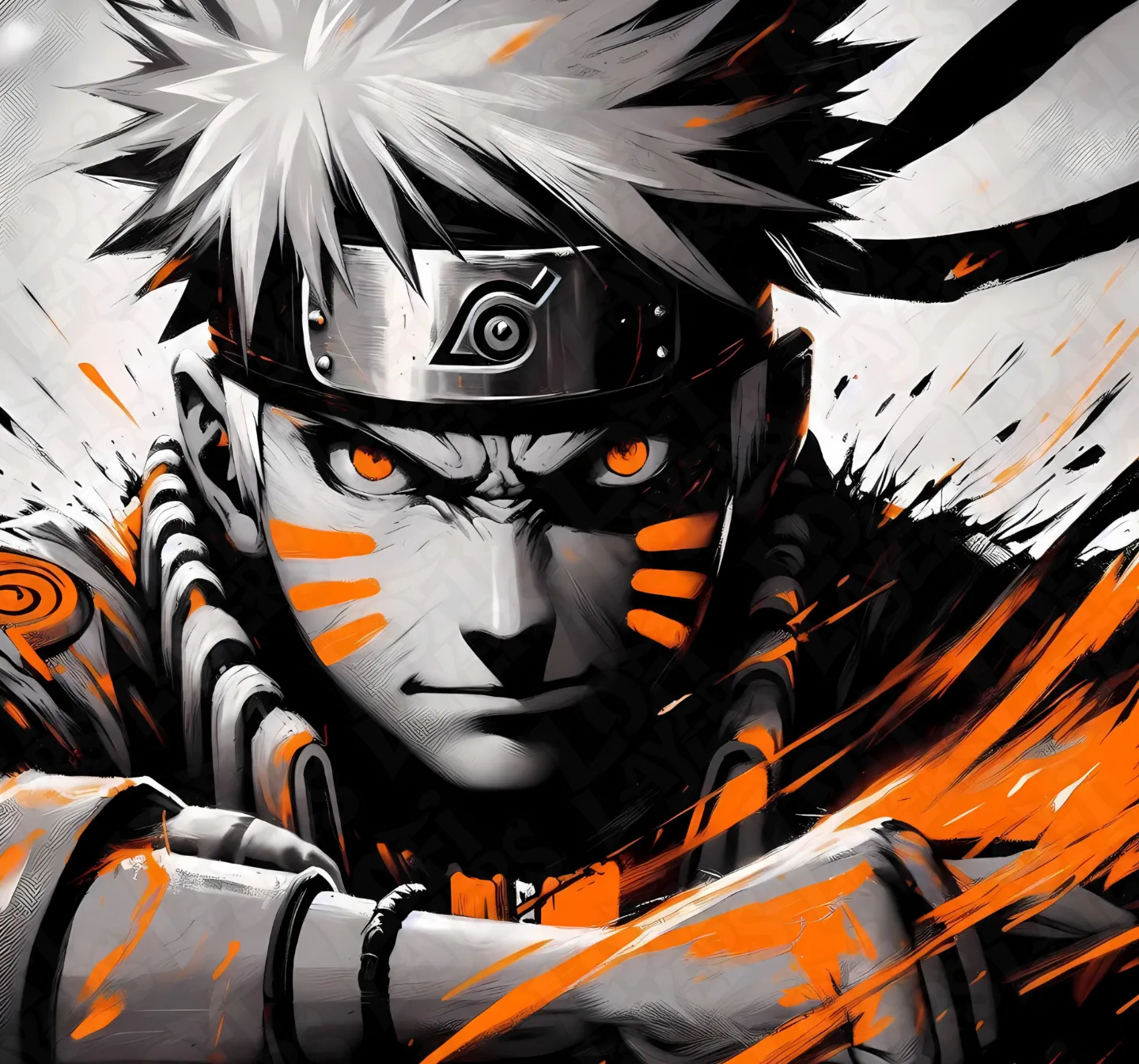 تابلو دیواری «Naruto Hueforge»
