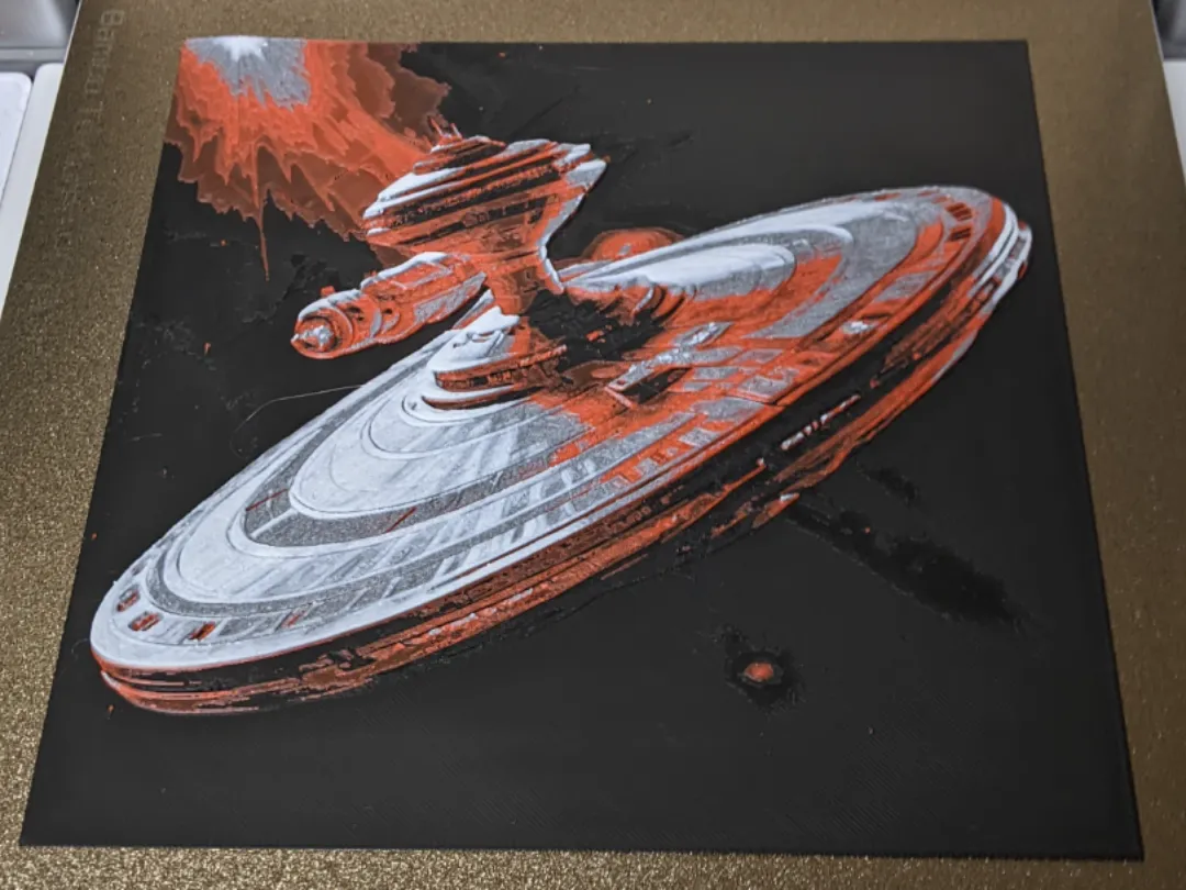 Spaceship #4 HueForge