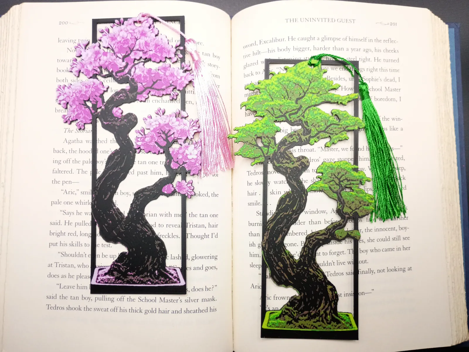 Bonsai Tree Bookmark Framed