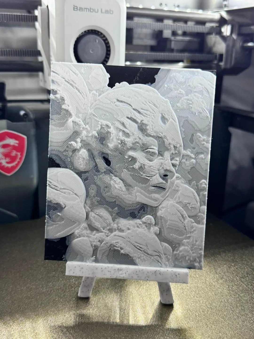 face in the clouds hueforge