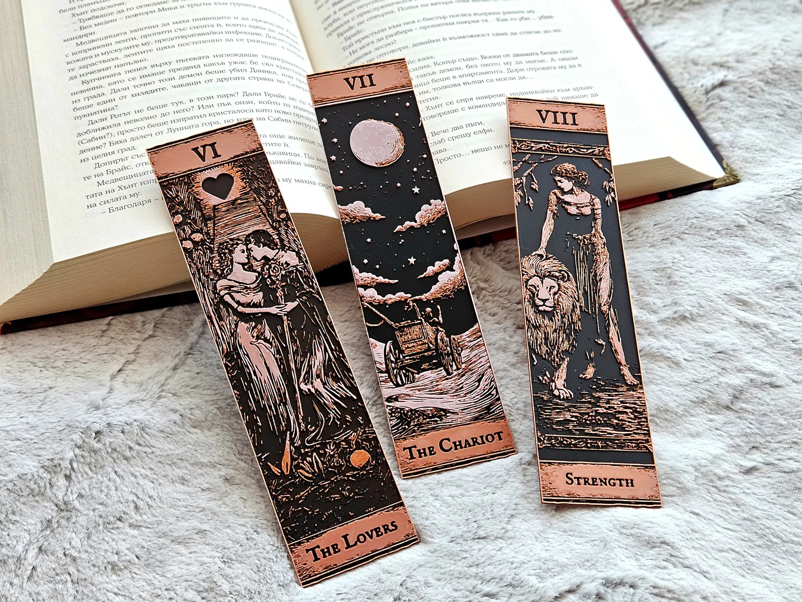 Tarot Bookmarks - (Set 3 Major Arcana)