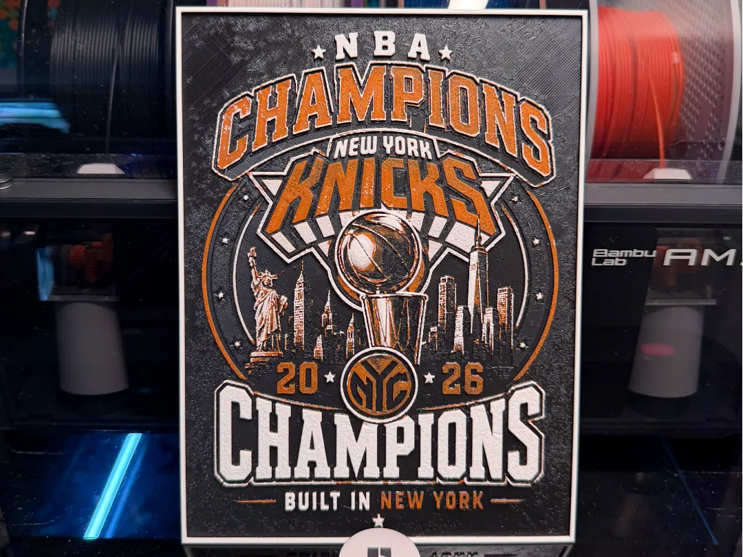 New York Knicks 2026 NBA Champions HueForge