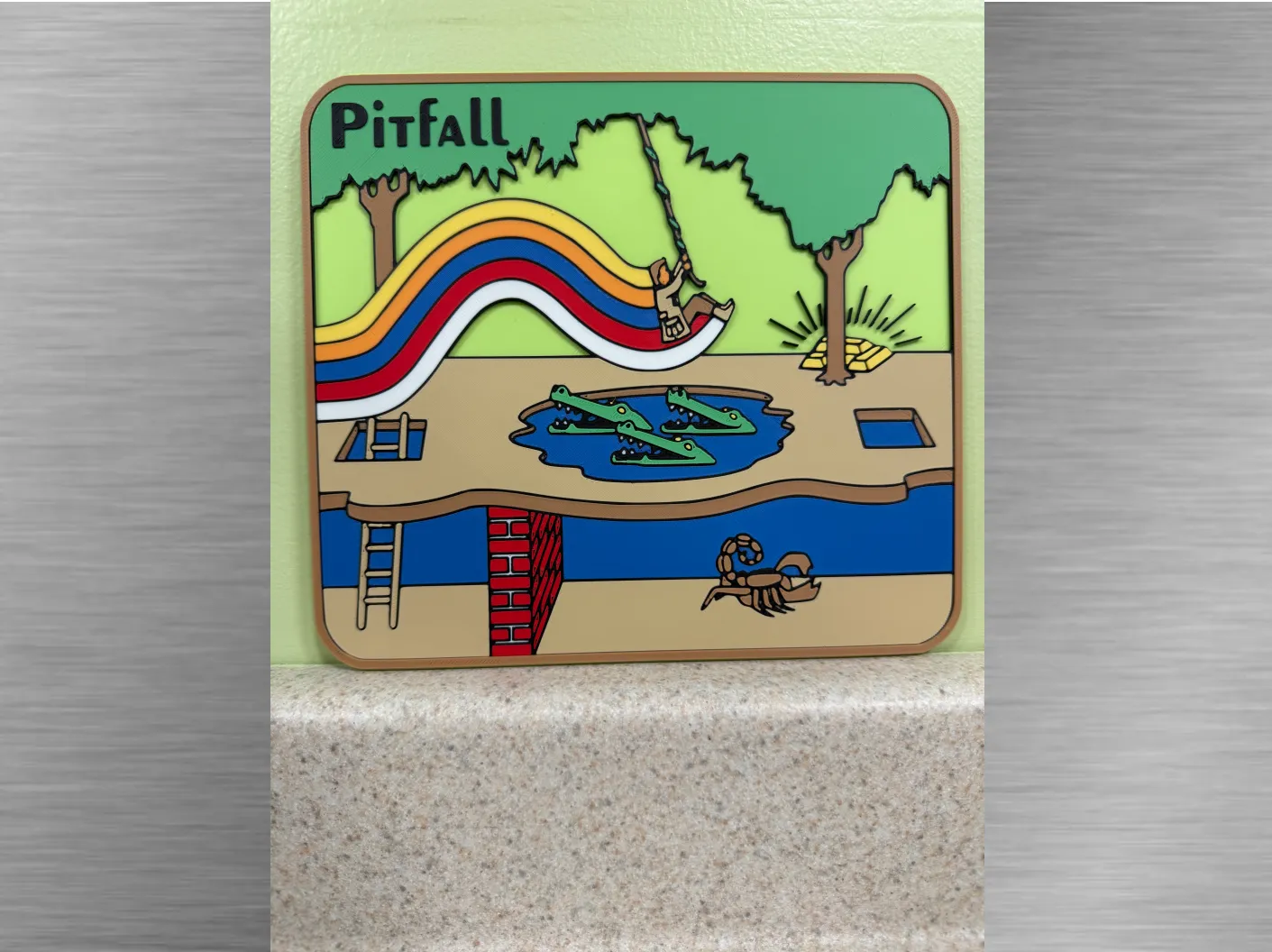 Retro game-Pitfall Box Art